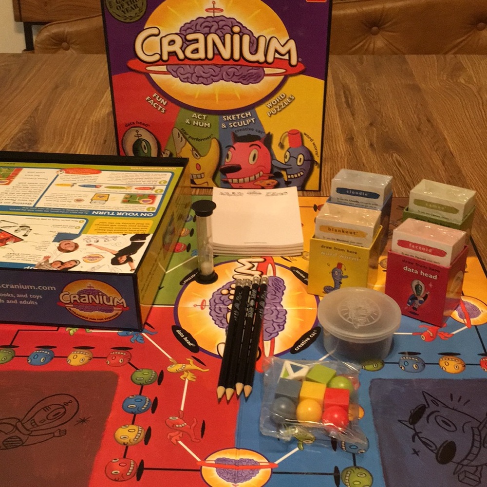 Cranium Board Game Open Box Factory sealed pieces Family Fun Game for everyone